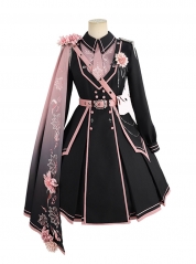 ChunLu -Lofty Goals- Military Lolita OP Dress and Cape