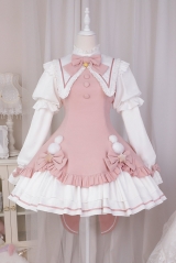 Magical Girl's Christmas Holiday Sweet Lolita OP Dress