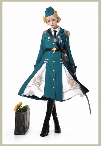 My Military Days Miitary Lolita OP Dress Set