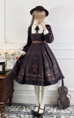 Violin Concert in My Dream Vintage Classic Lolita JSK and OP Dress