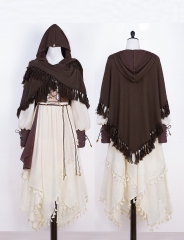 The Doomsday Girl Lolita OP Dress, Corset and Cape Set