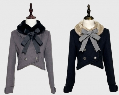 LeMiroir -My Winter Memories- Lolita Short Coat for Winter