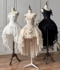 Lights And Shadows Vintage Classic Lolita Top Wear and Skirt Set