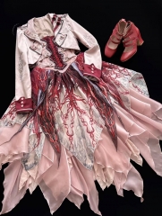 The Cyber Venomous Spider Gothic Lolita Jumper Dress, Jacket and Headband