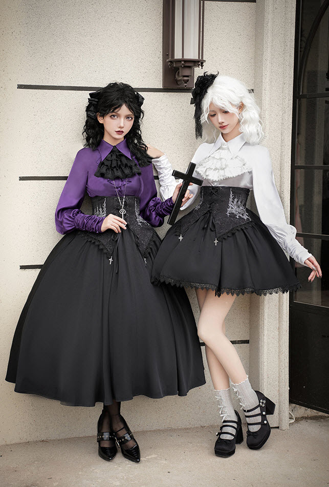 WithPuji -Night of Thorns- Gothic Lolita Neckwear