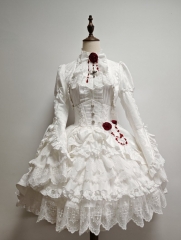 Umbra -Rose of the Blood Moon- "Pure White Edition" Bolero, Blouse and Skirt