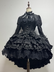 Umbra -Rose of the Blood Moon- "Pure Black Edition" Bolero, Blouse and Skirt