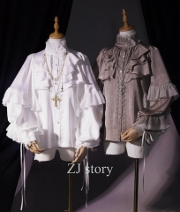 ZJ Story 2026 Version -The Graveyard of the Dragons- Gothic Ouji Lolita Blouse